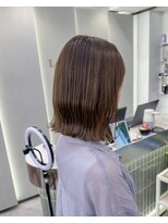 ロンドリゼル 札幌(Lond RiseL) オリーブグレー/前髪/ボブ/マロンベージュ/レイヤーカット/小顔