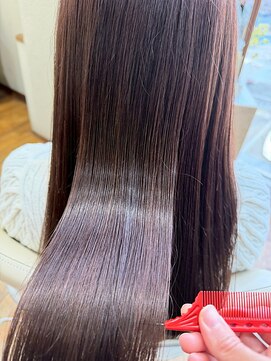 イーストハムヘッドショップ(EAST HAM head shop) 艶髪/髪質改善/ロング/ストレート/縮毛矯正/深みブラウン