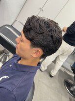 グルーマーズトウキョウ(GROOMER/S TOKYO)&nbsp;men's/メンズ/リバースセンターパート/ニュアンスパーマ
