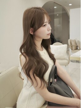 マウル トーキョー 銀座(MAEUL TOKYO)の写真/顔周りレイヤー似合わせに自信!レイヤーカット×髪質改善で大人可愛い韓国ヘア/カット+カラー+ケアTR ¥9900