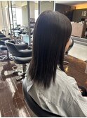 ナチュラルな艶感！髪質改善ストレート