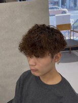 ヘアサークルジープ 千舟町店(hair circle geep)&nbsp;茶髪波巻きパーマ