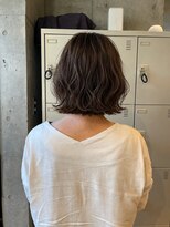エインアンリー 明治神宮前(AIN.ANLY.)&nbsp;ボブパーマ、ボブゆるめパーマ、ニュアンスパーマ、毛先パーマ