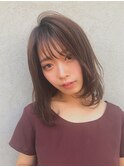 小顔ミディアムレイヤー★