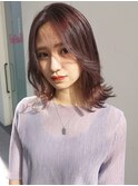 似合わせカットとダブルケアカラーでモーブ【奥村北斗】
