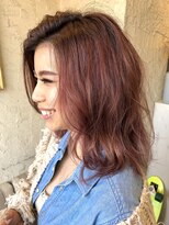 ペネロープ(Penelope)&nbsp;レッド系/ミディアムレイヤー 担当　夕島