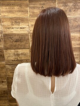 アラモア 国立(Alamoa) 結べるボブ×暖色系カラー