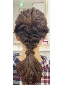 結婚式二次会ヘアアレンジ