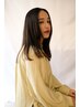 【酸性ストレート】優しい手触り質感、艶ストレート＋カット＋トリートメント