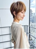 絶壁解消/ひし形/前下がり/大人ショートボブ/30代/40代★猪狩★