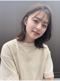 シースルーバングのエレカジミディ