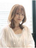 くびれ巻き/韓国風/ヨシンモリ/ベージュカラー/イルミナ