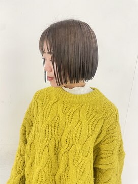 エンドリンク(endlink) ミニボブ×グレージュカラー