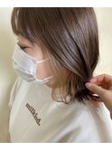 インナーカラー ミルクティーベージュ