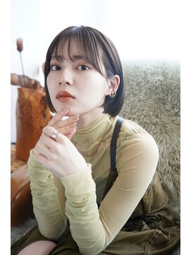 リムレス(LIMLESS) ショートカットミニボブ耳掛けひし形小顔 10代20代30代