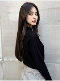 美髪ロング×ナチュラルストレート