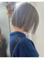 シェリ ヘアデザイン(CHERIE hair design)&nbsp;《suu.02》スノーベージュ【sheer color】× ボブ