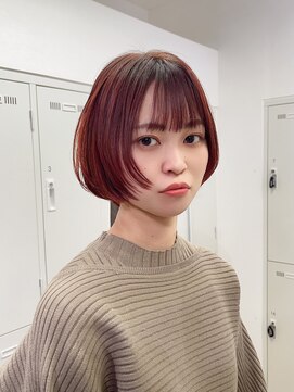 アッシュ 下北沢店(Ash) フェイスレイヤー×ピンクオレンジカラー