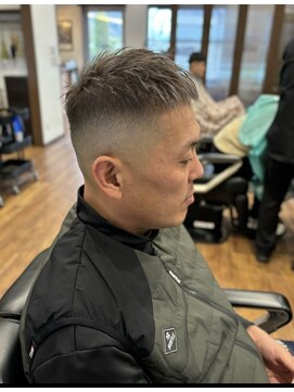 ブラッシュヘア(BRUSH HAIR) SKINFADE × ROUGHTOP