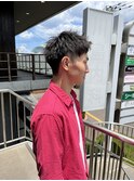 アップバングショート メンズショート メンズカット 眉毛