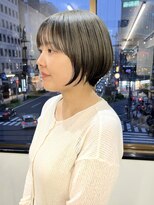 ソソ(soso)&nbsp;【soso 伊勢田】ショートボブ×アンブレラ【横浜/ブリーチ】