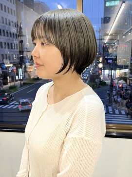 ソソ(soso) 【soso 伊勢田】ショートボブ×アンブレラ【横浜/ブリーチ】
