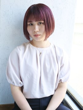 バース(BIRTH) 天神【BIRTH】ハイトーンショートカールボブ20代30代　4