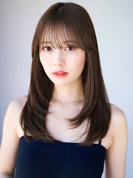 レノラ 本町(LENORA) ★くびれヘアプリコットオレンジハイライトカラーレイヤーカット