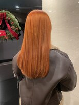 六本木美容室 西麻布店 ハイトーン◎オレンジカラー