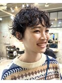 パーマくるくるパーマスパイラルパーマショートパーマ