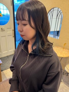 ルシュカイチマルニ(Rasca102) Rasca◆ミディアム/インナーカラー/ブルージュカラー♪