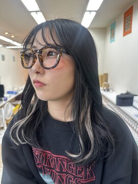 デンパツクラブ ストリート(DENPATSU CLUB Street) ポイントエクステで簡単インナー！