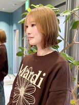 ノエ トトン(noe tton)&nbsp;ホワイトグレージュ/デジタルパーマ/チェリーブラウン/名駅/33