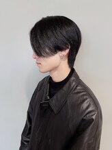 アロハナ 津店(ALOHANA) 韓国風センターパートウルフとダウンパーマ