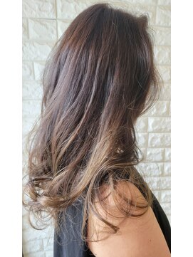 松本平太郎美容室 国立店 ロングレイヤー×イノアカラー×インナーカラー