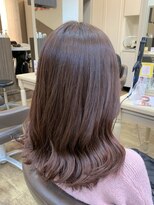 アルターリール(aL ter Rire)&nbsp;くびれヘア/アプリコットオレンジ/ハイライトカラー/福原遼華