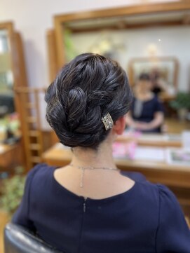 北本 美容室 アップヘア