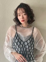 シェール(cher)&nbsp;ミディアム/似合わせパーマ/垢抜けブラウンベージュ