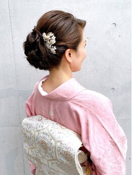 ヘアアンドメイクジップ恵比寿 (Hair＆Make ZIP)の写真/《恵比寿1分》【着付け+ヘアセット¥12000～】専門店だからこその完成度で特別な1日を！