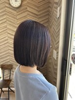 テーラヘアー 君津店(TELA HAIR)&nbsp;ミニボブ×ラベンダー