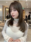 髪質改善＊レイヤーミディアムヘア＊美髪【Zina大阪茨木】