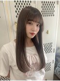 ツヤ髪ストレート