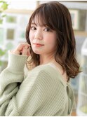 ■細めハイライト毛先パーマ小顔ロングウルフ401-4戸頭20代30代