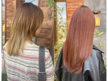 リシェール リーフ 越谷(RICHAIR leaf)の写真/ダメージレスで艶髪白髪染め&白髪ぼかし*縮毛矯正や酸性ストレートをされた髪でも綺麗に染まり高評価[越谷]