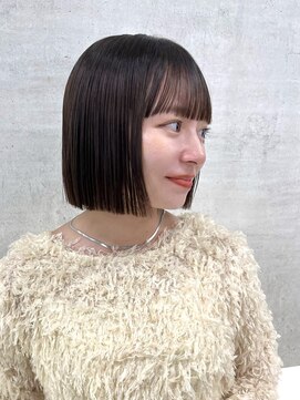 キアラ(Kchiara) 福岡美容室20代30代40代切りっぱなしボブぱつっとボブ