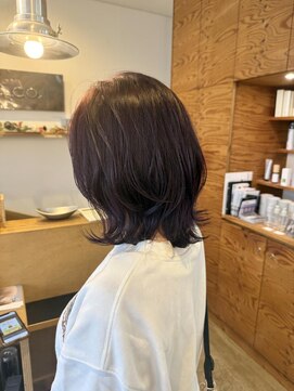 リリーアンドコー(LILY&CO.) バイオレットカラー × ミディアムレイヤー