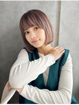 ラピス 銀座 blue店(Lapis)&nbsp;《30代～大人透明感》白髪ぼかしハイライト＋艶カラー