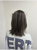 人気カラー　ハイライトカラー　ホワイト　
