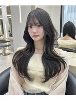 ボタン 熊本(VOTAN)&nbsp;韓国ヘア/レイヤーカット/前髪/顔まわり/暗髪/透明感/艶髪