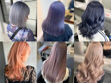 【ブリーチカラーはお任せ！】中明度～ハイトーン×デザインカラーで叶える個性的スタイル